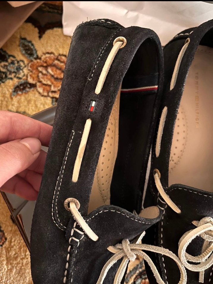 Tommy Hilfiger Süet Loafer - Görsel 2