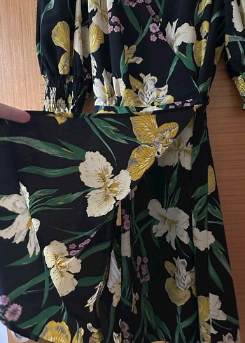 Mango Suit Çiçek Desenli Bohem Mini Elbise - Görsel 4