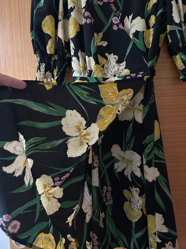 Mango Suit Çiçek Desenli Bohem Mini Elbise - Görsel 4