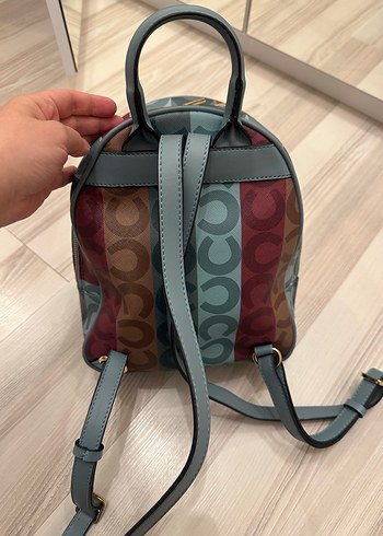 U.S Polo Renkli Baskılı Kadın Sırt Çantası - Görsel 4