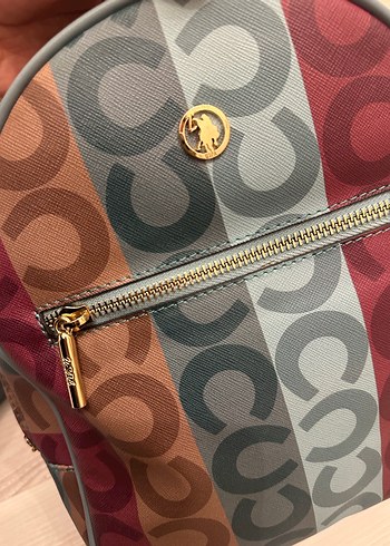 U.S Polo Renkli Baskılı Kadın Sırt Çantası - Görsel 7