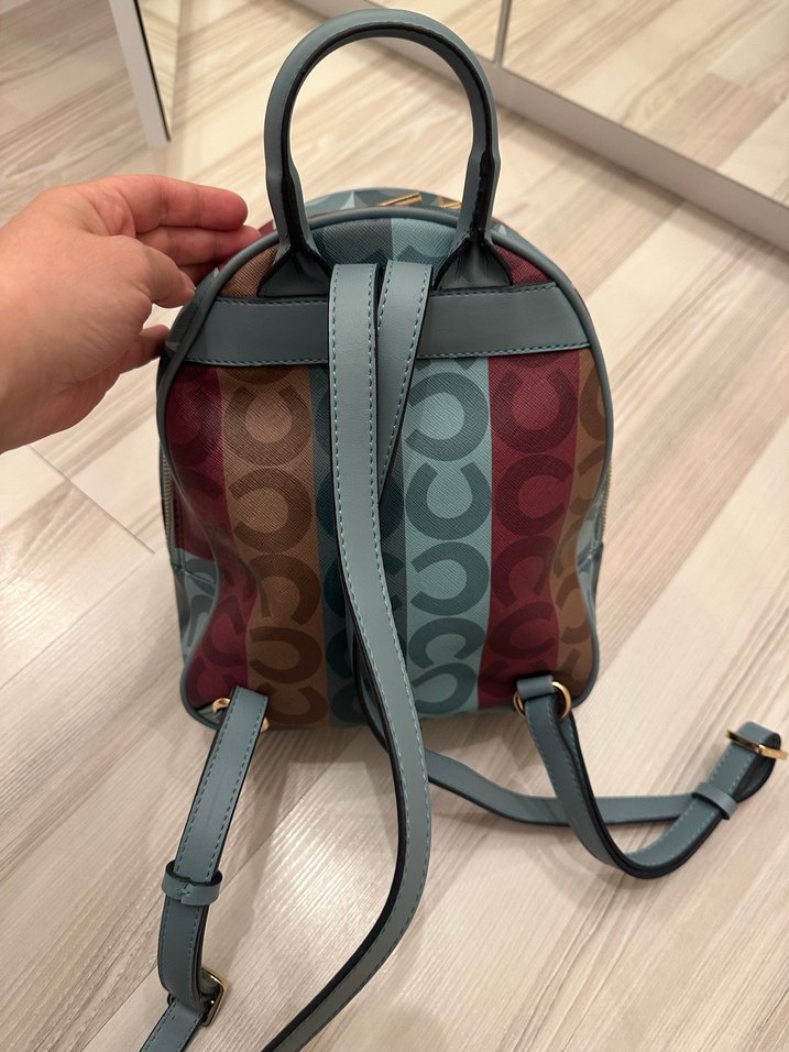 U.S Polo Renkli Baskılı Kadın Sırt Çantası - Görsel 4