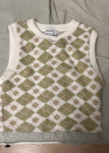 Bershka Kadın Beyaz Örgü Süveter
