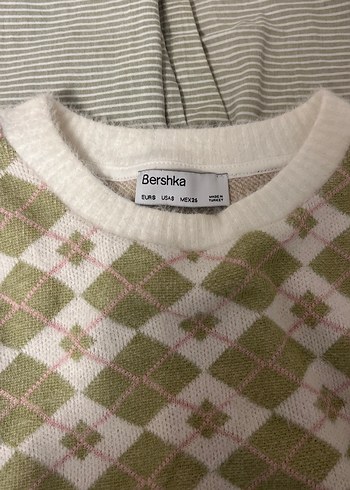 Bershka Bershka Kadın Beyaz Örgü Süveter