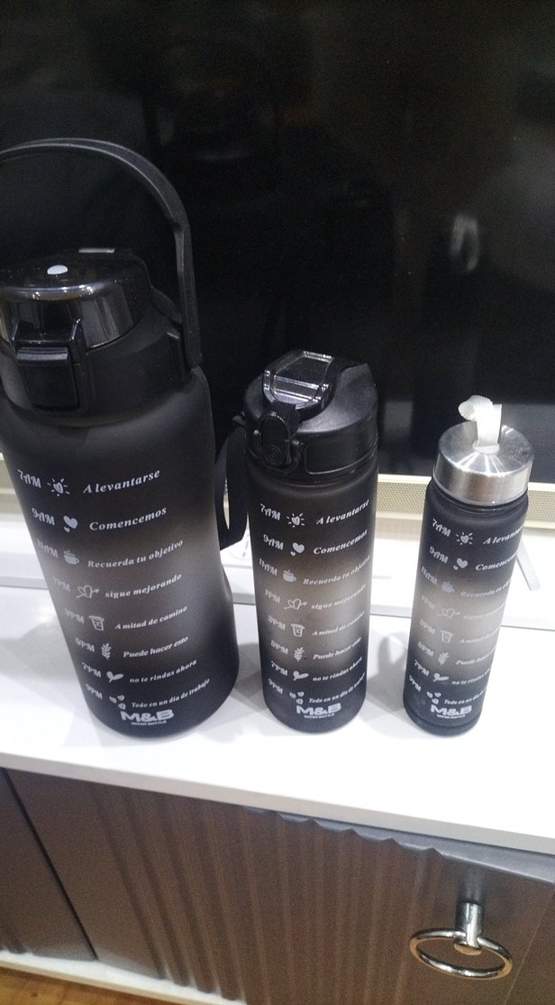 Siyah Çocuk Termos Şişeleri Seti - Görsel 3