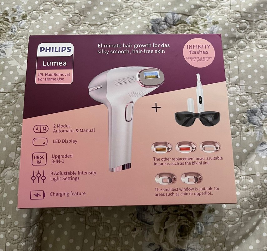 Philips Lazer Epilasyon Cihazı, Pembe - Görsel 3