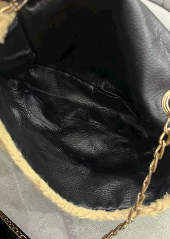 Kürk Detaylı Zincir Askılı Kadın Çanta - Görsel 10