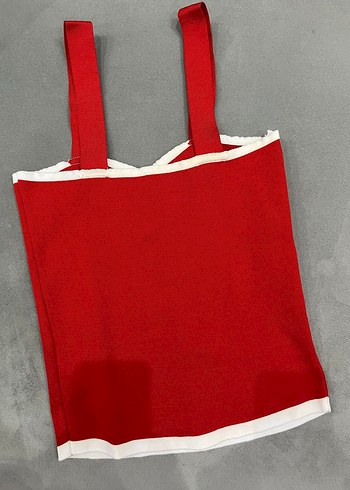 Düğmeli Kırmızı Kadın Süveter - Görsel 4