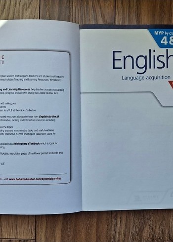 MYP İngilizce Ders Kitabı  - Görsel 2