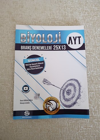 Bilgi Sarmal Biyoloji AYT Branş Denemeleri 25x13 Güncel