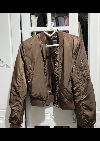 Kahverengi bomber Ceket