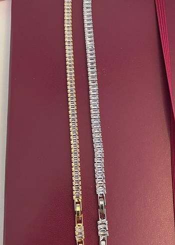 Çelik Zirkon bileklikler - Görsel 3