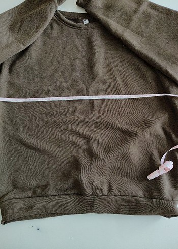 Kahverengi Kadın Sweatshirt - Görsel 4