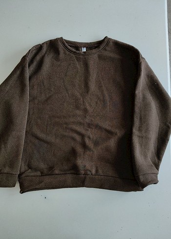 Kahverengi Kadın Sweatshirt - Görsel 2