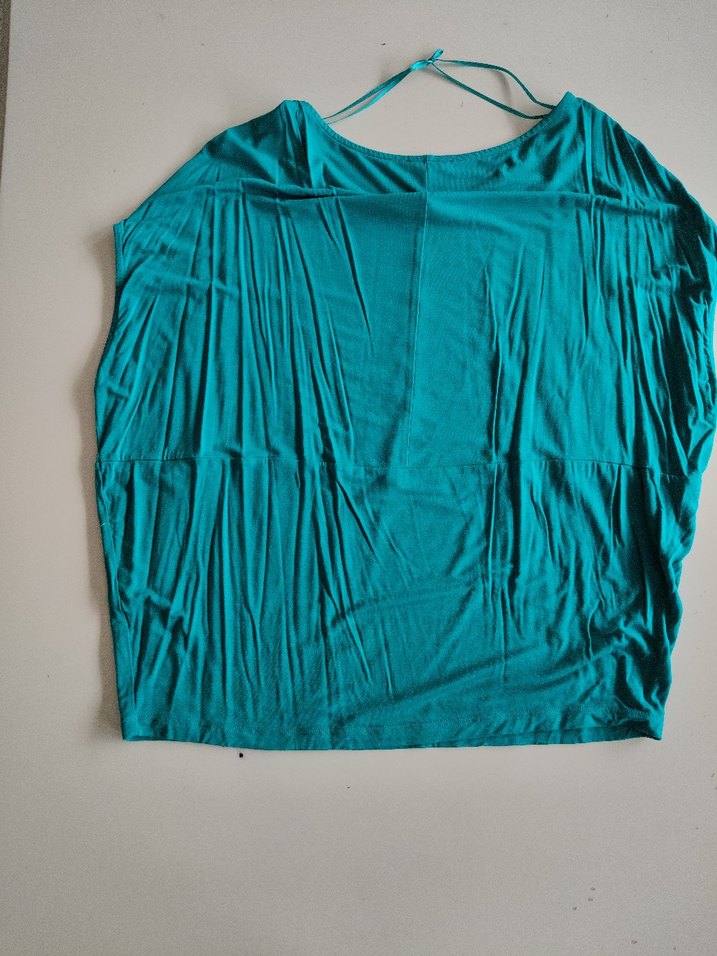 ZaraTurkuaz Salaş Kısa Kollu Kadın Tişört - Görsel 2