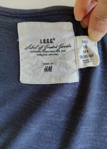 Lacivert Dantel Detaylı Kısa Kollu Bluz - Görsel 2