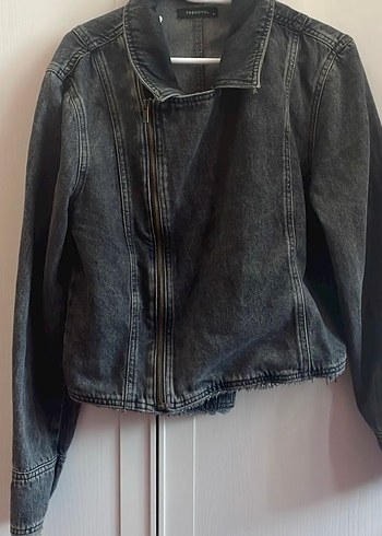 Trendyol & Milla Gri Kadın Denim Ceket