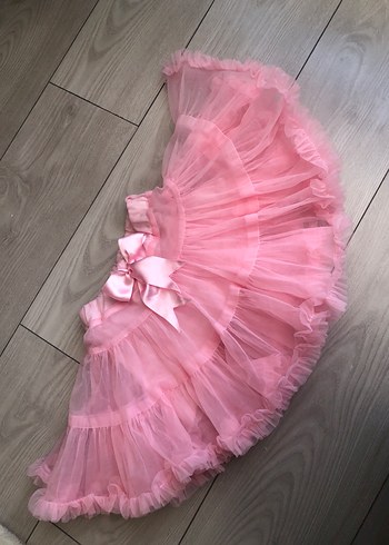 Pembe Fırfırlı Kız Çocuk Eteği