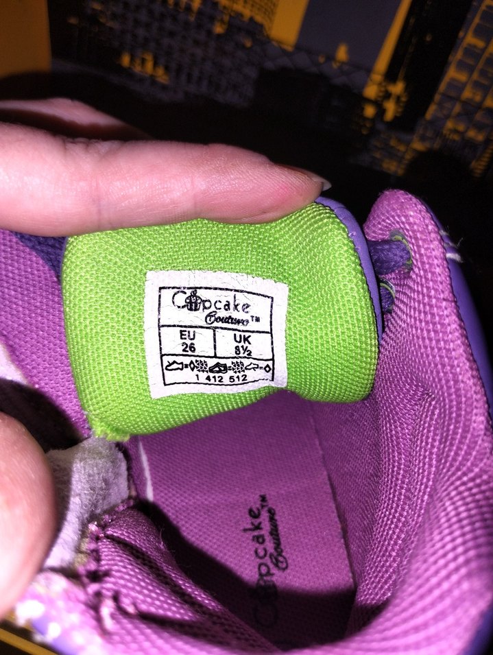 Mor Bağcıklı ve Cırt Cırtlı Kız Çocuk Spor Ayakkabı - Görsel 2