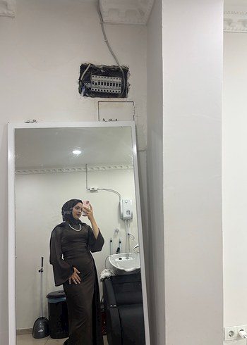 Trendyol & Milla Uzun Kollu Siyah Gotik Kadın Elbisesi