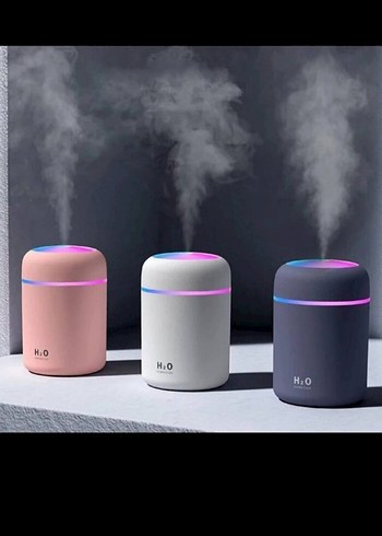 Renkli LED Işıklı Hava Temizleyici ve Nemlendirici