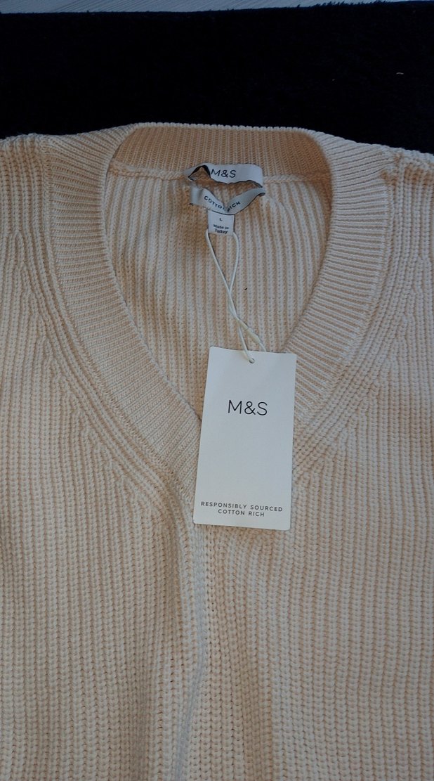 Bej Kadın Triko Süveter - Görsel 2