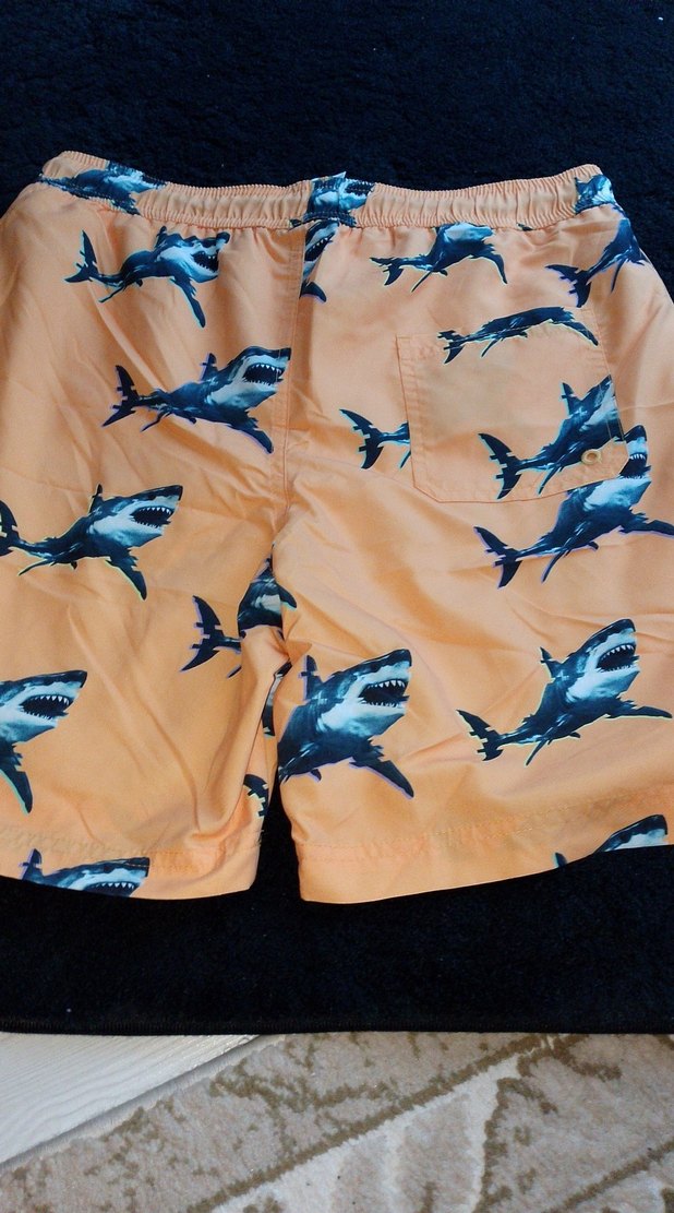 Renkli Baskılı Erkek Mini Şort - Görsel 3