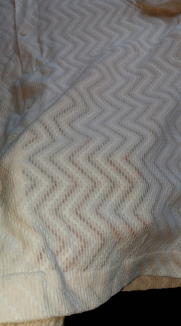 Beyaz Erkek Keten Kısa Kollu Gömlek - Görsel 2