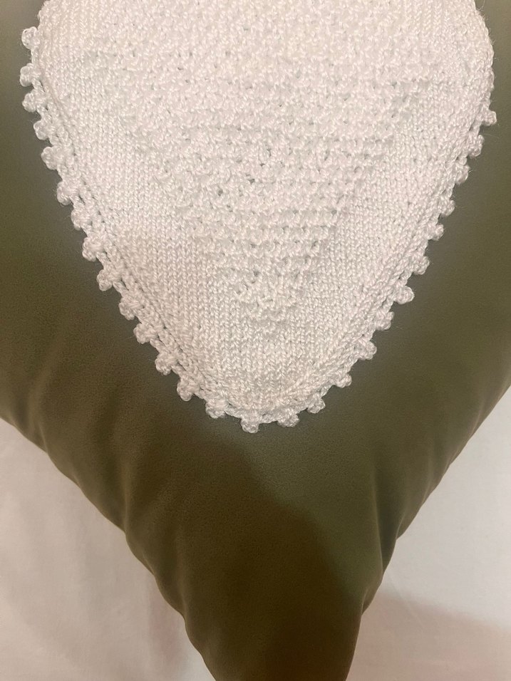 Beyaz El Örgü Banyo Lifi - Görsel 2