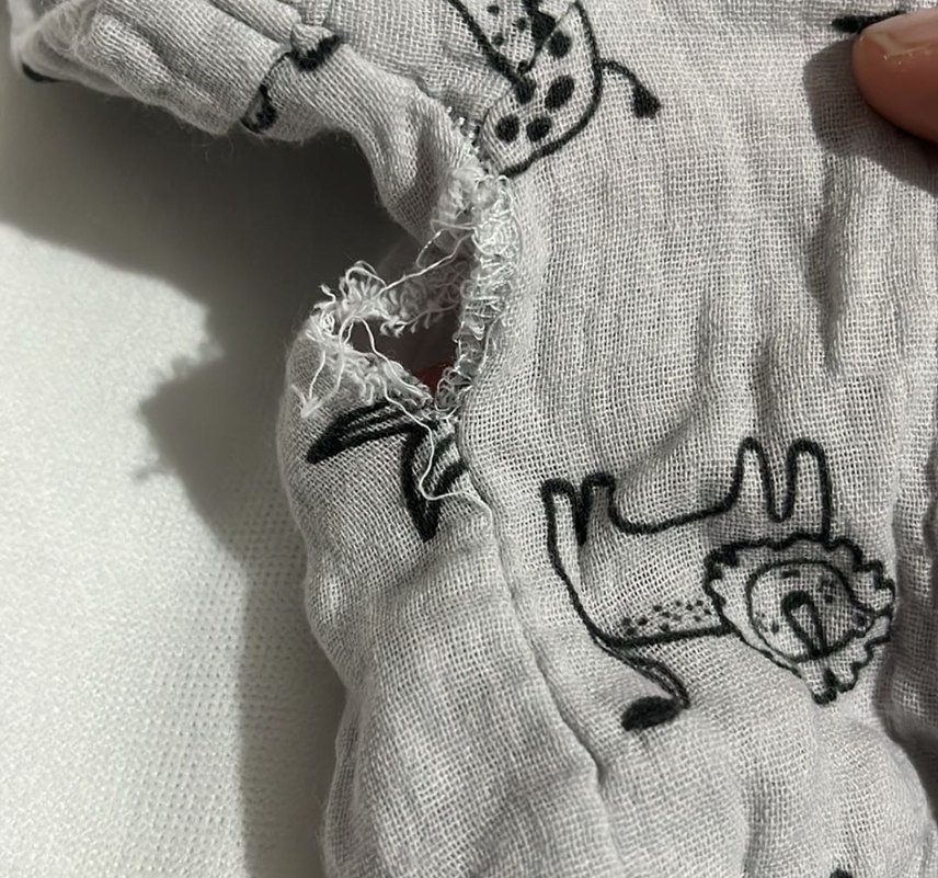 Gri Kısa Kollu Bebek Keten Takım - Görsel 2