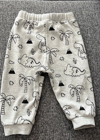 Gri Baskılı Erkek Çocuk Eşofman Altı - Görsel 2