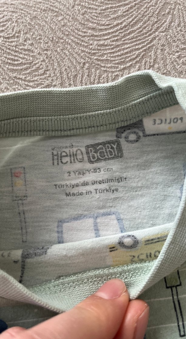 Uzun Kollu Açık Yeşil Erkek Çocuk Pijaması - Görsel 4