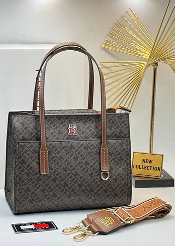  Beden mavi Renk TOMMY HİLFİGER JACQUARD SATCHEL SİZE 23/26CM