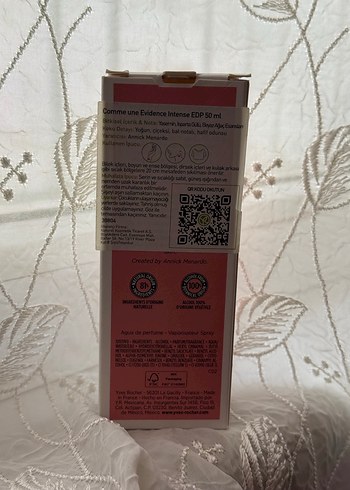 Yves Rocher Yves Rocher Evidence Intense Kadın Parfümü 50 ml