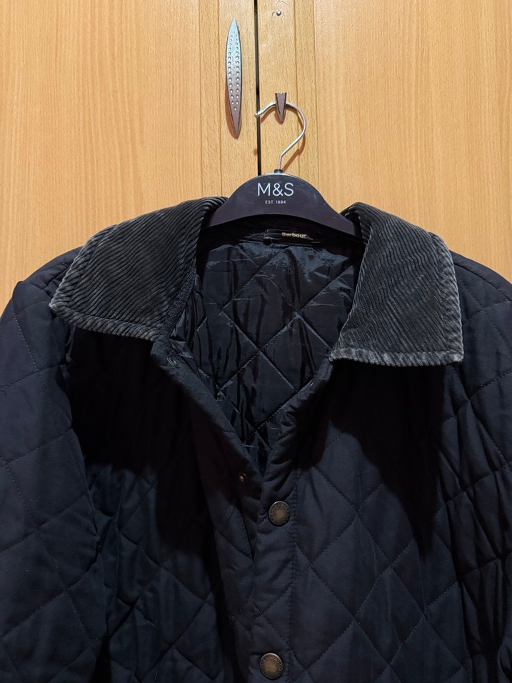 Düğmeli Lacivert Erkek Midi Mont - Görsel 2