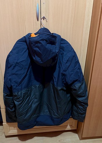 Erkek Mavi Fermuarlı Rahat Mont - Görsel 6