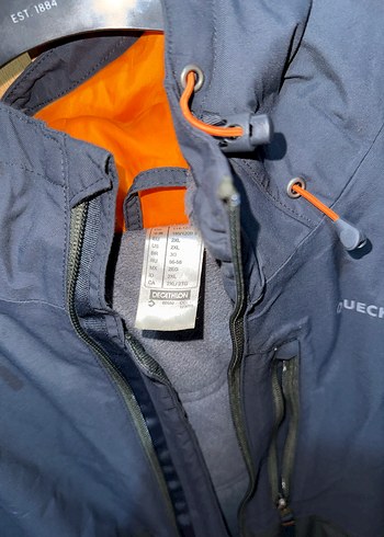 Erkek Mavi Fermuarlı Rahat Mont - Görsel 2