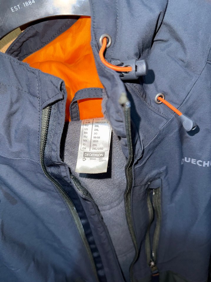 Erkek Mavi Fermuarlı Rahat Mont - Görsel 2