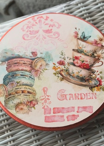 Pastel Renkli Bahçe Temalı Dekoratif Sunumluk - Görsel 4