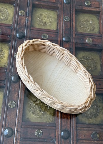 Rattan örgü Sepet Seti - Görsel 5