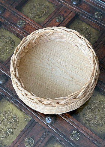 Rattan Oval Örgü Sepet - Görsel 2
