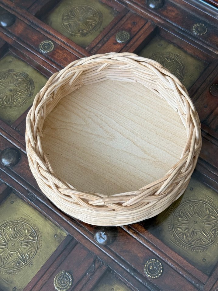 Rattan Oval Örgü Sepet - Görsel 2