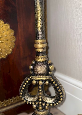 Koyu Altın Renkli Dekoratif Anahtar Biblo - Görsel 2