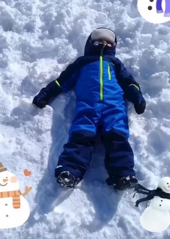 Decatlon 5 yaş  Kayak Tulumu Velcro Kapamalı - Görsel 13