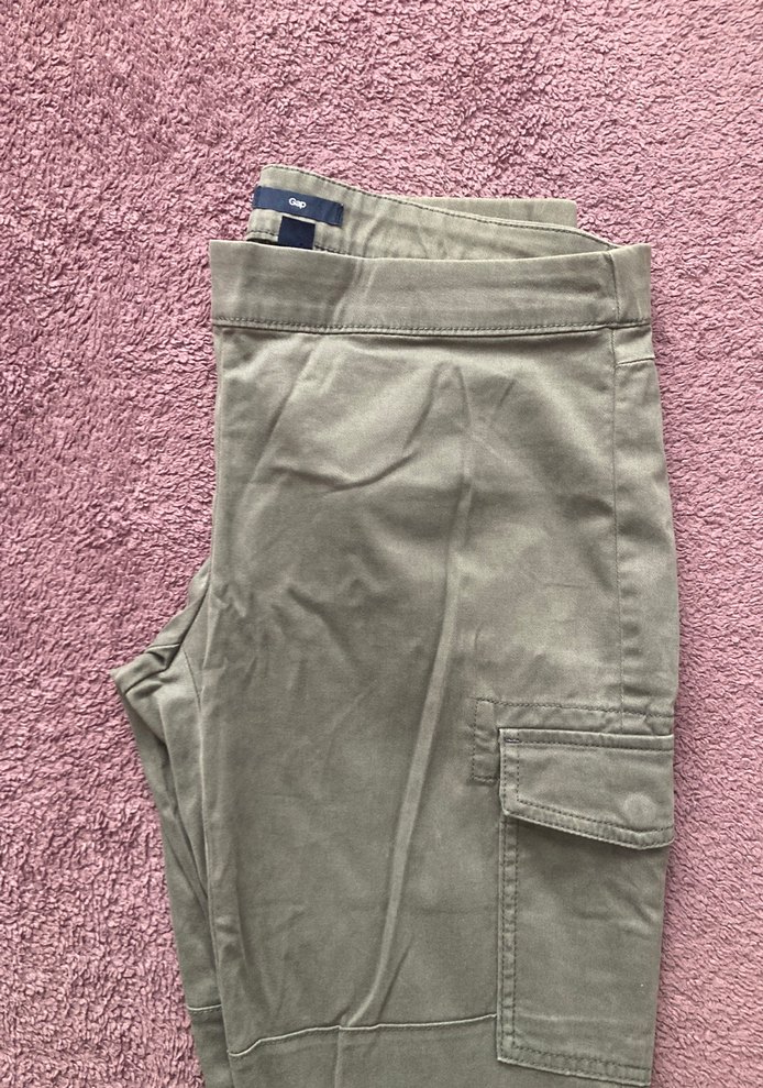 Gap GriPamuklu Rahat Kesim Kadın Pantolon - Görsel 4