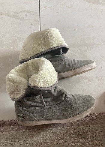 Gri kadın Lacoste 37 Düğmeli Bot - Görsel 12