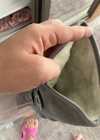 Gri kadın Lacoste 37 Düğmeli Bot - Görsel 6