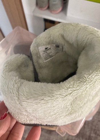 Gri kadın Lacoste 37 Düğmeli Bot - Görsel 7