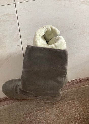 Gri kadın Lacoste 37 Düğmeli Bot - Görsel 11