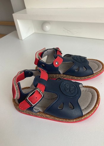 Kırmızı Tokalı Erkek Kız Çocuk Sandalet - Görsel 8